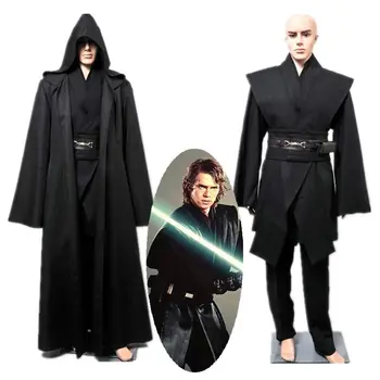 Star Cosplay Anakin Skywalker Darth Vader Outfit Robe Cloak Black Version Halloween Carnival Cosplay Costume For Adult Men
Star Cosplay Anakin Skywalker Darth Vader Outfit Robe Cloak Black Version Halloween Carnival Cosplay Costume For Adult Men