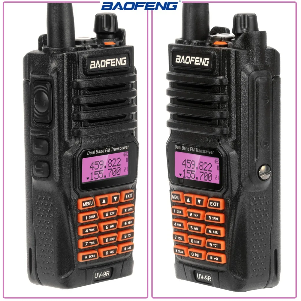 2pcs Baofeng UV-9R IP67 5W Waterproof Walkie Talkie 10km Amateur Radio Dual Band UV9R Portable Two Way CB Radio Communicator
2pcs Baofeng UV-9R IP67 5W Waterproof Walkie Talkie 10km Amateur Radio Dual Band UV9R Portable Two Way CB Radio Communicator