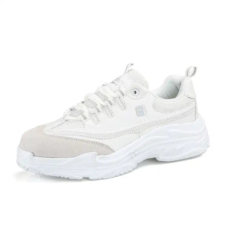 white sports sneakers