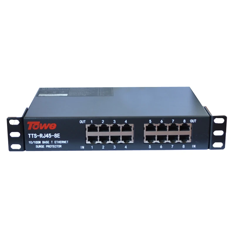 TOWE AP-RJ45-8E RJ45 10/100M 8 Ethernet Network Protection surge protection
TOWE AP-RJ45-8E RJ45 10/100M 8 Ethernet Network Protection surge protection