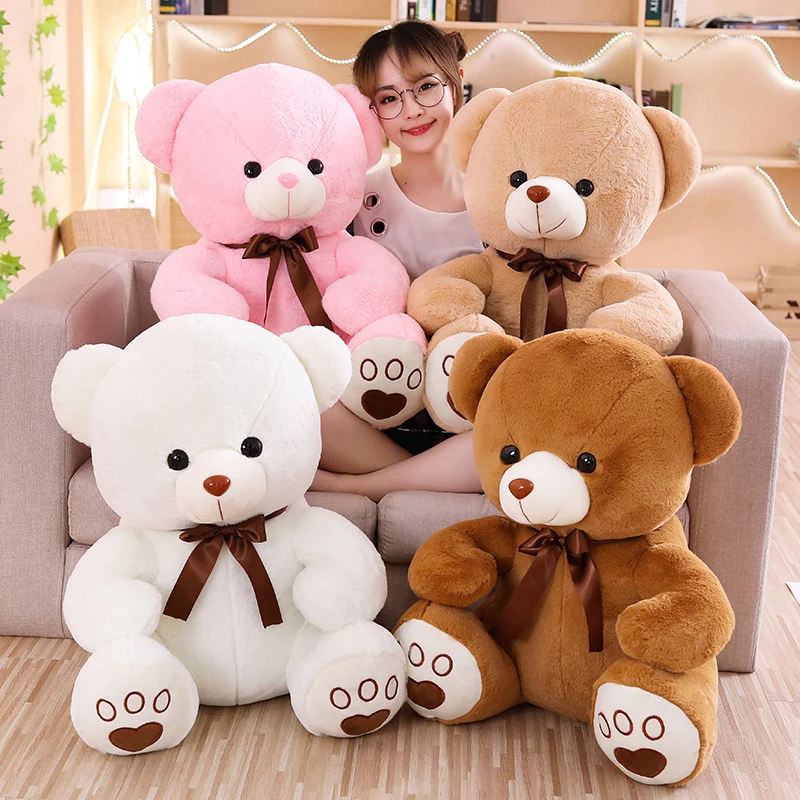 

High Quality Toy Cartoon Teddy Bear Plush Toys 35/50/60cm Stuffed Plush Animals Lovely Bear Doll Birthday Gift For Children