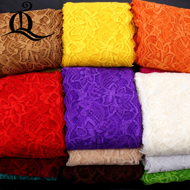 TQ mix 21 style 8cm 5yards width elastic lace elastic sewing ribbon lace trim or fabric warp knitting DIY Garment Accessories
TQ mix 21 style 8cm 5yards width elastic lace elastic sewing ribbon lace trim or fabric warp knitting DIY Garment Accessories