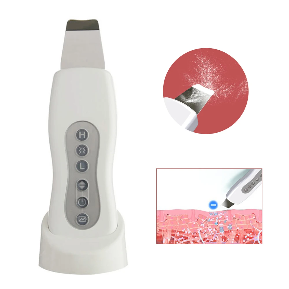 Ultrasonic Face Skin Cleaner Skin Scrubber Facial Sonic Pores Cleaning Cleanser Ultrasound Peeling Exfoliator Remove Blackhead
Ultrasonic Face Skin Cleaner Skin Scrubber Facial Sonic Pores Cleaning Cleanser Ultrasound Peeling Exfoliator Remove Blackhead