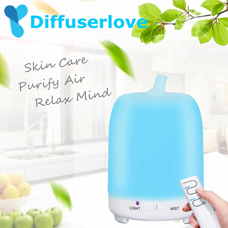 Diffuserlove 220ML Remote Control Ultrasonic Air Humidifier Essential Oil Diffuser Electric Aromatherapy With 7 Color Light
Diffuserlove 220ML Remote Control Ultrasonic Air Humidifier Essential Oil Diffuser Electric Aromatherapy With 7 Color Light