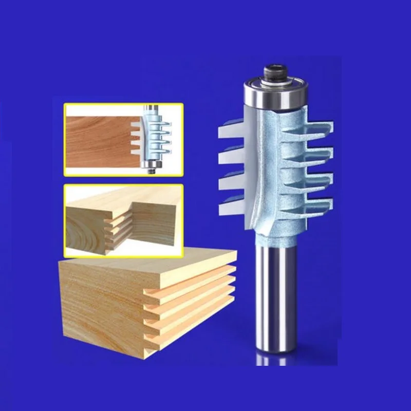 Perfect Quality 1PC 1/2 inch Shank Rail and Stile Finger Joint Glue Router Bit Cone Tenon Woodwork Cutter Power Tools
Perfect Quality 1PC 1/2 inch Shank Rail and Stile Finger Joint Glue Router Bit Cone Tenon Woodwork Cutter Power Tools