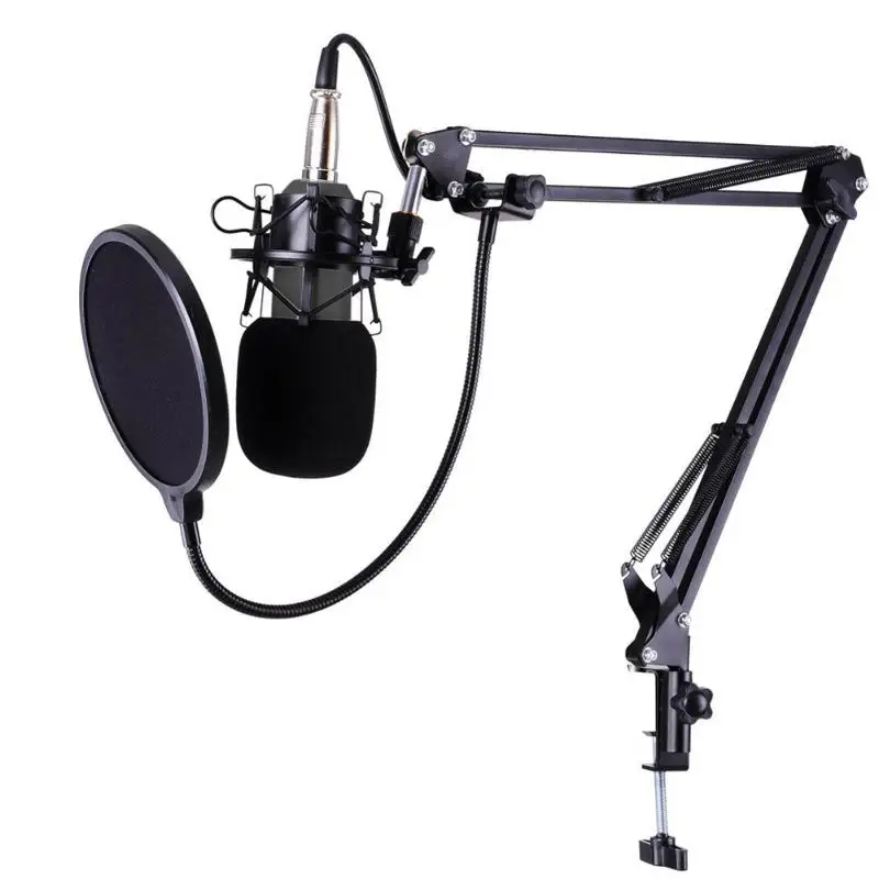 Студийный конденсаторный микрофон для прямой трансляции и записи|Микрофоны| |