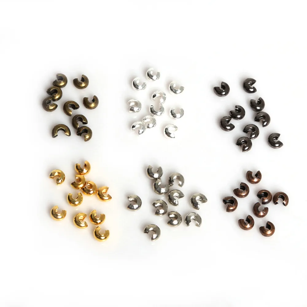 100PCs 3mm Crimp Beads Covers Jewelry Craft For Bracelet Necklace Jewelry Making DIY Accessories
100PCs 3mm Crimp Beads Covers Jewelry Craft For Bracelet Necklace Jewelry Making DIY Accessories