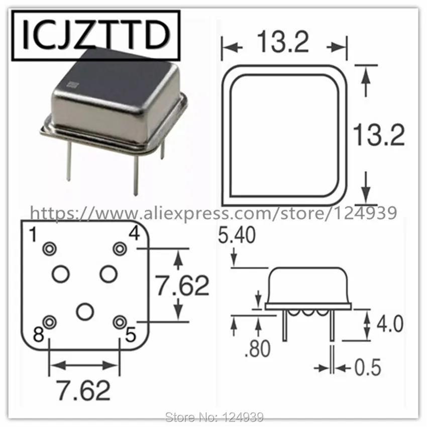 4.096MHZ 4.096M 4.096 6.144MHZ 6.144M 7.3728MHZ 7.3728M 7.3728 6.144 Half size 3.3V 5V DIP-8 13.20mmx13.20mm 4Pins OSC
4.096MHZ 4.096M 4.096 6.144MHZ 6.144M 7.3728MHZ 7.3728M 7.3728 6.144 Half size 3.3V 5V DIP-8 13.20mmx13.20mm 4Pins OSC