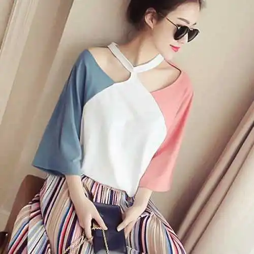 2019 New Arrival Vuggdbv Casual Broadcloth Short Appliques Regular Patchwork Regular T-shirts Harajuku Vogue Graphic Tees Women
2019 New Arrival Vuggdbv Casual Broadcloth Short Appliques Regular Patchwork Regular T-shirts Harajuku Vogue Graphic Tees Women