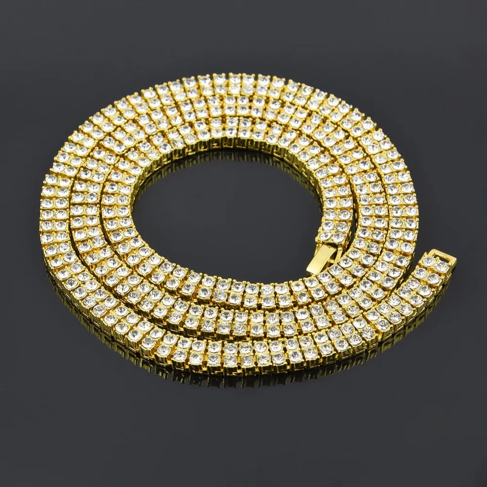 MCSAYS Hip Hop Jewelery Set 2 Rows Combo Tennis Chain Necklace and Bracelet CZ Black/Gold/Sliver Color Bling Necklace Bangle 4GM
MCSAYS Hip Hop Jewelery Set 2 Rows Combo Tennis Chain Necklace and Bracelet CZ Black/Gold/Sliver Color Bling Necklace Bangle 4GM