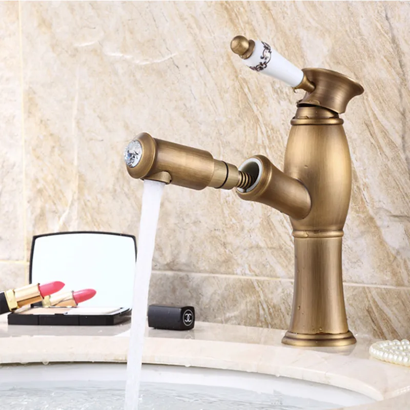 LIUYUE Pull Out Bathroom Sink Mixer Tall Antique Bronze Basin Sink Crane Hot and Cold Water Copper Mixer Tall Crane
LIUYUE Pull Out Bathroom Sink Mixer Tall Antique Bronze Basin Sink Crane Hot and Cold Water Copper Mixer Tall Crane