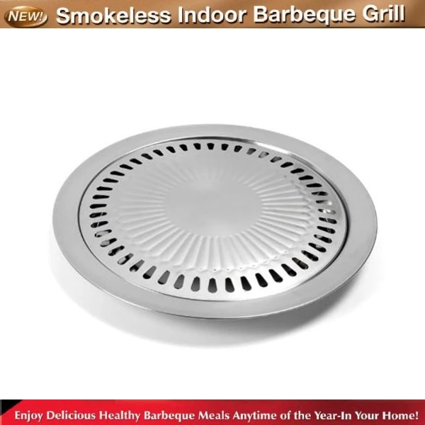 New Nonstick Smokeless Stovetop Grill Pan Ultra-Durable Aluminum Titanium Ceramic 13-Inch Dishwasher Safe
New Nonstick Smokeless Stovetop Grill Pan Ultra-Durable Aluminum Titanium Ceramic 13-Inch Dishwasher Safe