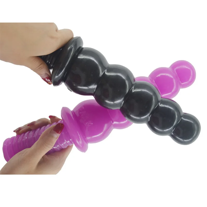 Anal Sex Toys Sexuales Anal Plugs Butt Plugs Huge Anal Dildo 30cm Long Butt Plug Beads with Handles Adult Toys 20
