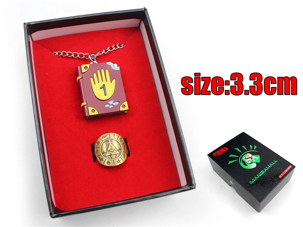 New Gravity Falls Bill Zodiac Metal Necklace+Ring+Pendant with paper gift box Cosplay Finger Handmade Unisex Otaku Gifts
New Gravity Falls Bill Zodiac Metal Necklace+Ring+Pendant with paper gift box Cosplay Finger Handmade Unisex Otaku Gifts