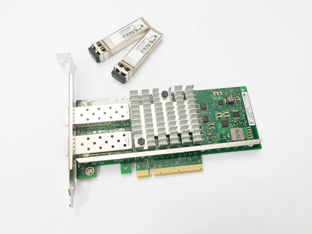 

X520 X520-SR2 E10G42BFSR 10Gb 2-port PCIe Ethernet Adapter With 2 x SR