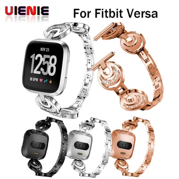 Metal Strap For Fitbit Versa band strap with diamond Stainless Steel Bracelet For Fitbit Versa Replace Wristbands Accessories
Metal Strap For Fitbit Versa band strap with diamond Stainless Steel Bracelet For Fitbit Versa Replace Wristbands Accessories