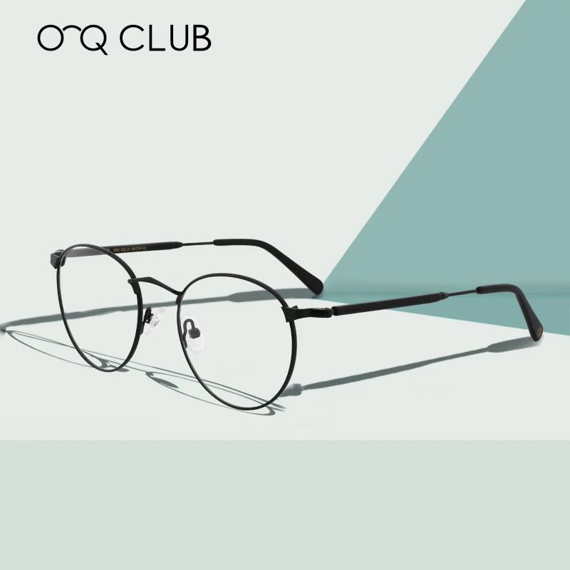 O-Q CLUB Brand Designer Glasses Alloy Glasses Frame Women Vintage Round Prescription Eyeglasses Men Retro Optical Frame
O-Q CLUB Brand Designer Glasses Alloy Glasses Frame Women Vintage Round Prescription Eyeglasses Men Retro Optical Frame