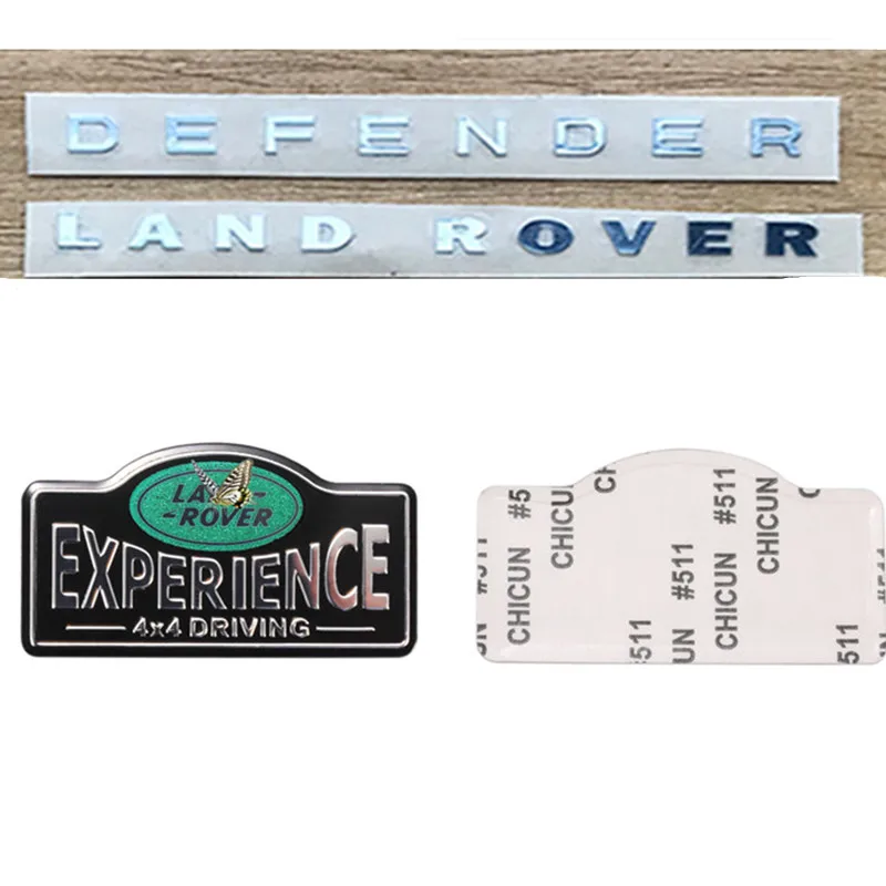 TRX4 LandRover Defender Experience 3D Metal LOGO Label Sticker for 1/10 Traxxas TRX-4 Trx 4 RC4WD D90 D110 RC Crawler Car Parts
TRX4 LandRover Defender Experience 3D Metal LOGO Label Sticker for 1/10 Traxxas TRX-4 Trx 4 RC4WD D90 D110 RC Crawler Car Parts