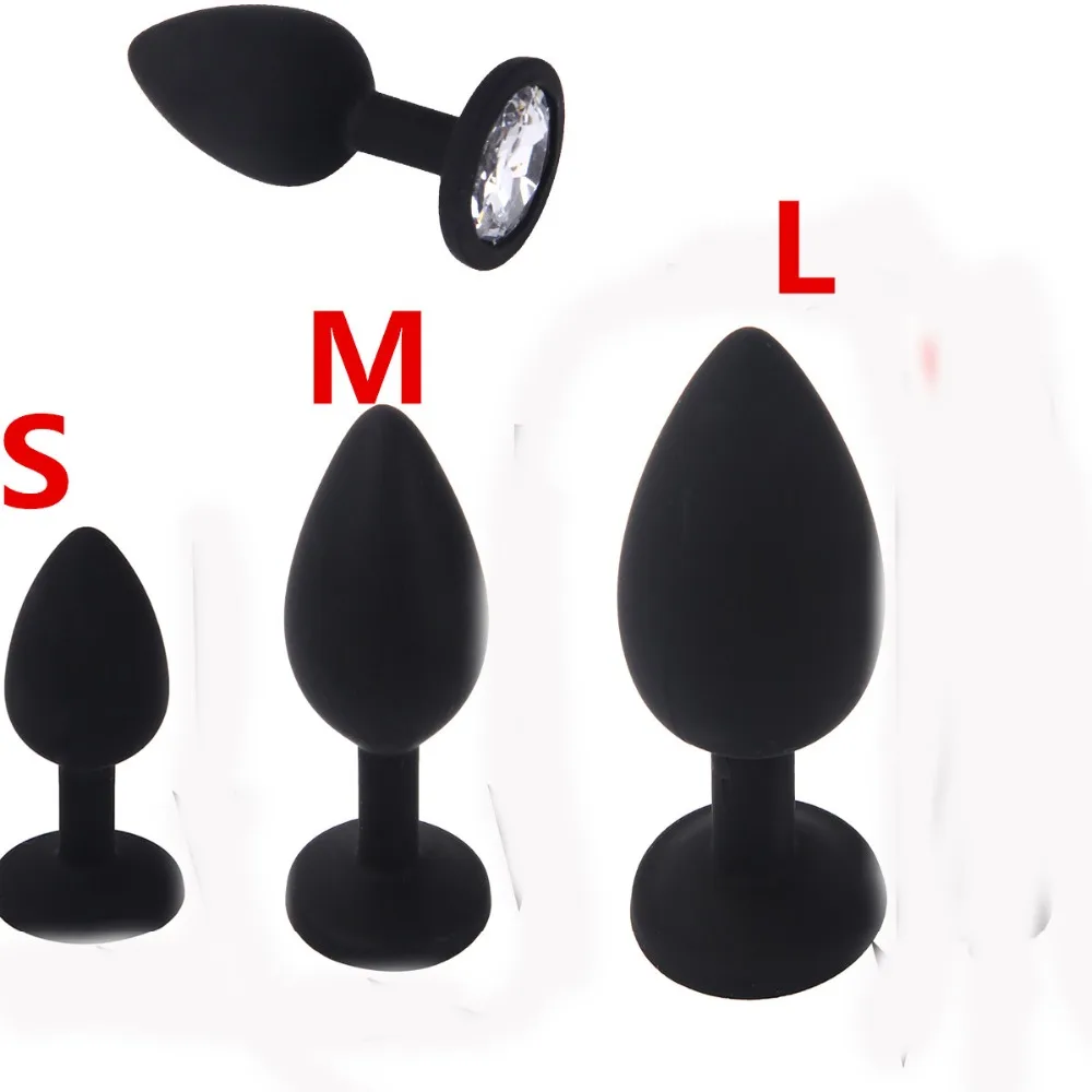 Sex toy set Sm products Silicone Anal Plug Removable Jewel Decoration Butt Plug Sex Toys Prostate Massager Anus Toys For Women
