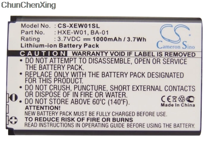 Cameron Sino 1000mAh Battery for Blumax Bluetooth GPS-4013, GPS-4044, For Haicom 406-C, For Ihren ETI-L 11 0053557, ETI-L11
Cameron Sino 1000mAh Battery for Blumax Bluetooth GPS-4013, GPS-4044, For Haicom 406-C, For Ihren ETI-L 11 0053557, ETI-L11