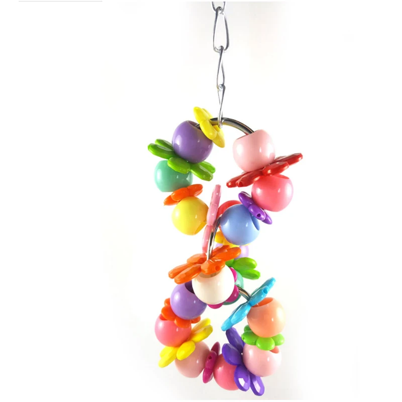 3 pcs Colorful Parrot Pet Bird Parakeet Cockatiel Cage Flower Ring Swing Hanging Bird Toys Birds Supplies Accessories Supplies
3 pcs Colorful Parrot Pet Bird Parakeet Cockatiel Cage Flower Ring Swing Hanging Bird Toys Birds Supplies Accessories Supplies