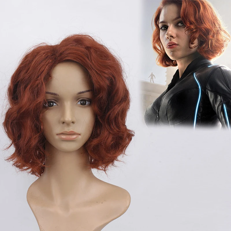 Black widow Cosplay hair wig The Avengers cosplay Synthetic brown curly wig for women costume Natasha Romanoff headwear
Black widow Cosplay hair wig The Avengers cosplay Synthetic brown curly wig for women costume Natasha Romanoff headwear