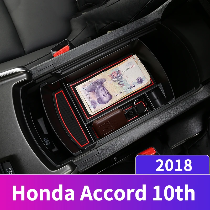 Car Central Armrest Box Storage Stowing Tidying Container Organizer Holder Case Tray AT For Honda Accord 10th 2018 Accessories 
Car Central Armrest Box Storage Stowing Tidying Container Organizer Holder Case Tray AT For Honda Accord 10th 2018 Accessories