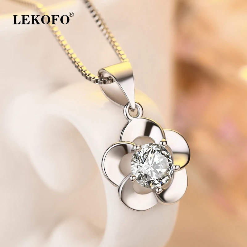 LEKOFO Women Fashion Jewelry Plum Amethyst Pendant Necklace Cubic Zirconia Silver Plating Crystal Pendant Wholesale
LEKOFO Women Fashion Jewelry Plum Amethyst Pendant Necklace Cubic Zirconia Silver Plating Crystal Pendant Wholesale