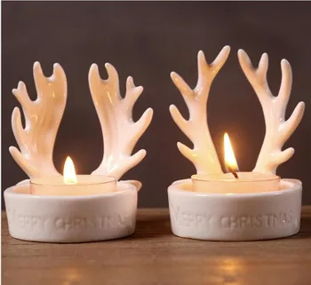 New!2pc/lot Ceramic Candle Holder White Color Christmas Decor Tealight Holder Antler Design Table Candle Bowl
New!2pc/lot Ceramic Candle Holder White Color Christmas Decor Tealight Holder Antler Design Table Candle Bowl