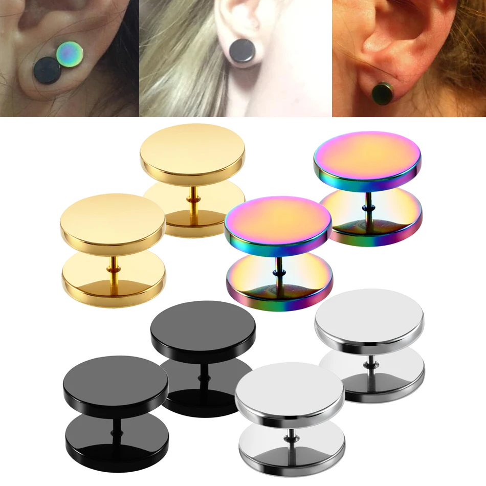 2Pc/Lot Steel Fake Ear Plug Tunnels Cheater Expander Stretcher Piercing Falso Gauges Piercing Fake Body Jewelry Piercing
2Pc/Lot Steel Fake Ear Plug Tunnels Cheater Expander Stretcher Piercing Falso Gauges Piercing Fake Body Jewelry Piercing