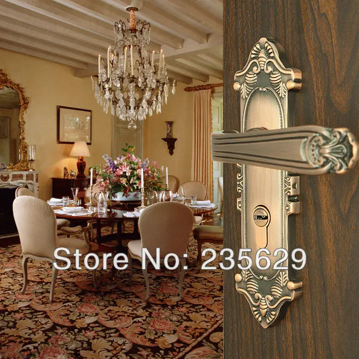 Free Shipping, Antique Brass finished lock, Bedroom, Bathroom, Kitchen Door Lock, 35-45mm door thickness,double bolts, 3 keys
Free Shipping, Antique Brass finished lock, Bedroom, Bathroom, Kitchen Door Lock, 35-45mm door thickness,double bolts, 3 keys