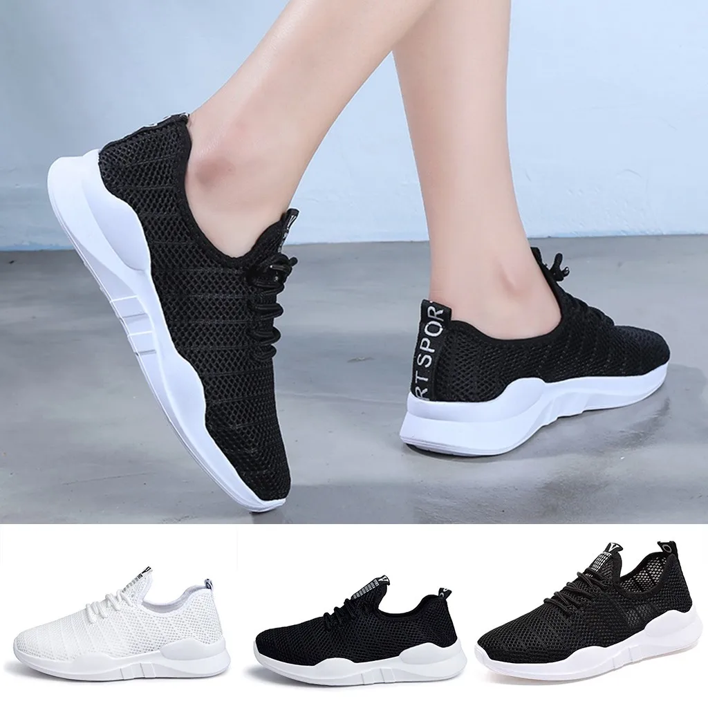 Sneakers Women Sport Shoes Lace-Up Beginner Rubber Fashion Mesh Round Cross Straps Flat Sneakers Running Shoes Casual Shoes
Sneakers Women Sport Shoes Lace-Up Beginner Rubber Fashion Mesh Round Cross Straps Flat Sneakers Running Shoes Casual Shoes