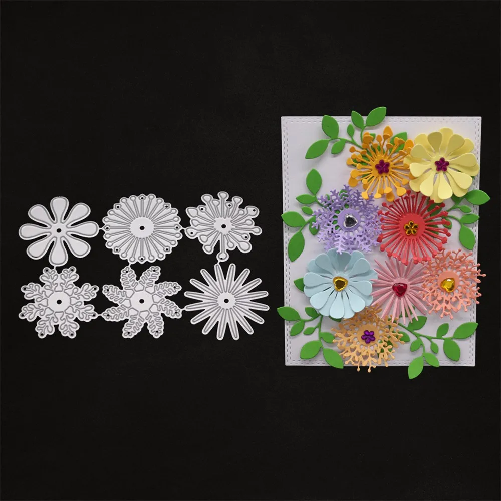 6Pcs Round Flowers Metal Steel Cutting dies Cut Flower circle Practice Hands-on DIY Scrapbooking Embossing Album Craft dies Tool
6Pcs Round Flowers Metal Steel Cutting dies Cut Flower circle Practice Hands-on DIY Scrapbooking Embossing Album Craft dies Tool
