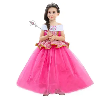 Girls Halloween Mesh Dress The Aurora Princess Dresses Christmas Evening Party Girl Pink Custome dress 3-8Y
Girls Halloween Mesh Dress The Aurora Princess Dresses Christmas Evening Party Girl Pink Custome dress 3-8Y