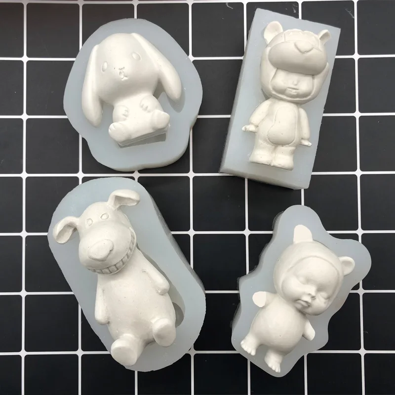 Smile Dog/Baby/Rabbit Shape Mousse Cake Silicone Mold Fondant Chocolate Molds Candy Ice Cube Mould Baking Cake Decoration Tools
Smile Dog/Baby/Rabbit Shape Mousse Cake Silicone Mold Fondant Chocolate Molds Candy Ice Cube Mould Baking Cake Decoration Tools