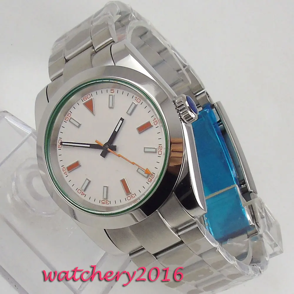 39mm Bliger White Dial Sapphire Glass Romantic Sweet gifts Top Brand Automatic Movement men's Watch
39mm Bliger White Dial Sapphire Glass Romantic Sweet gifts Top Brand Automatic Movement men's Watch