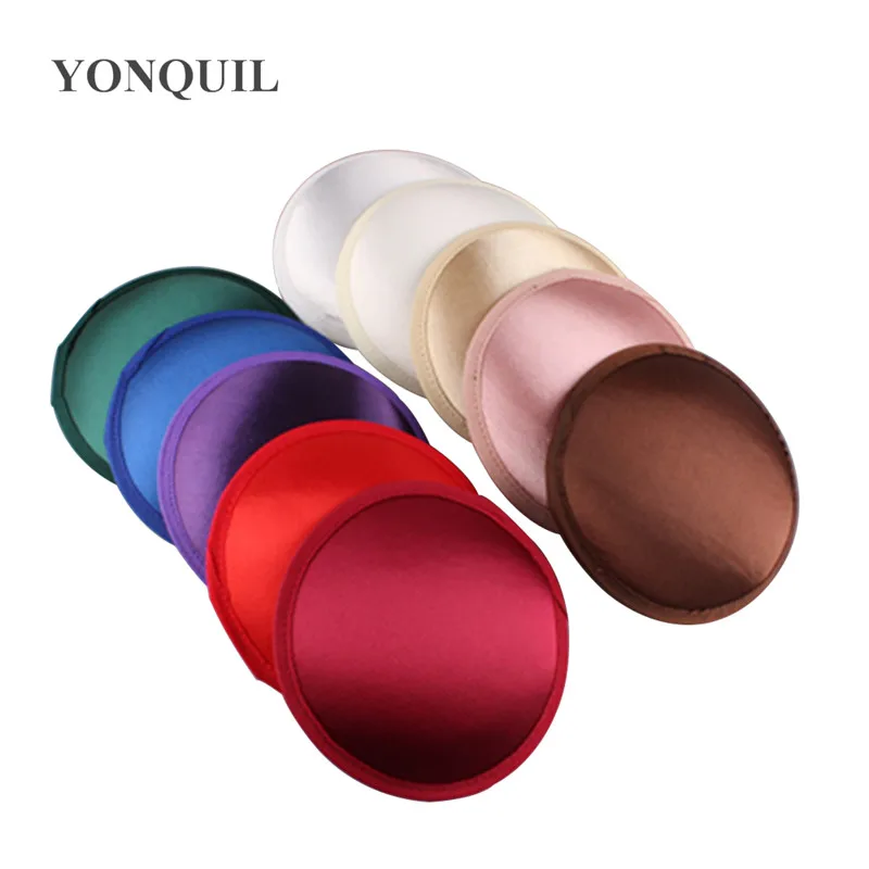 Satin Fabric Fascinator Base 13CM Round Millinery Base DIY Hair Accessories Wedding Headpiece Party Hat Craft 11 Colors Select
Satin Fabric Fascinator Base 13CM Round Millinery Base DIY Hair Accessories Wedding Headpiece Party Hat Craft 11 Colors Select