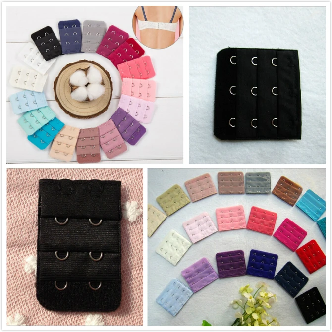 3 Rows 2/3 Hooks Bra Extenders Clasp Strap Women Bra Strap Extender Accessories Various Styles
3 Rows 2/3 Hooks Bra Extenders Clasp Strap Women Bra Strap Extender Accessories Various Styles
