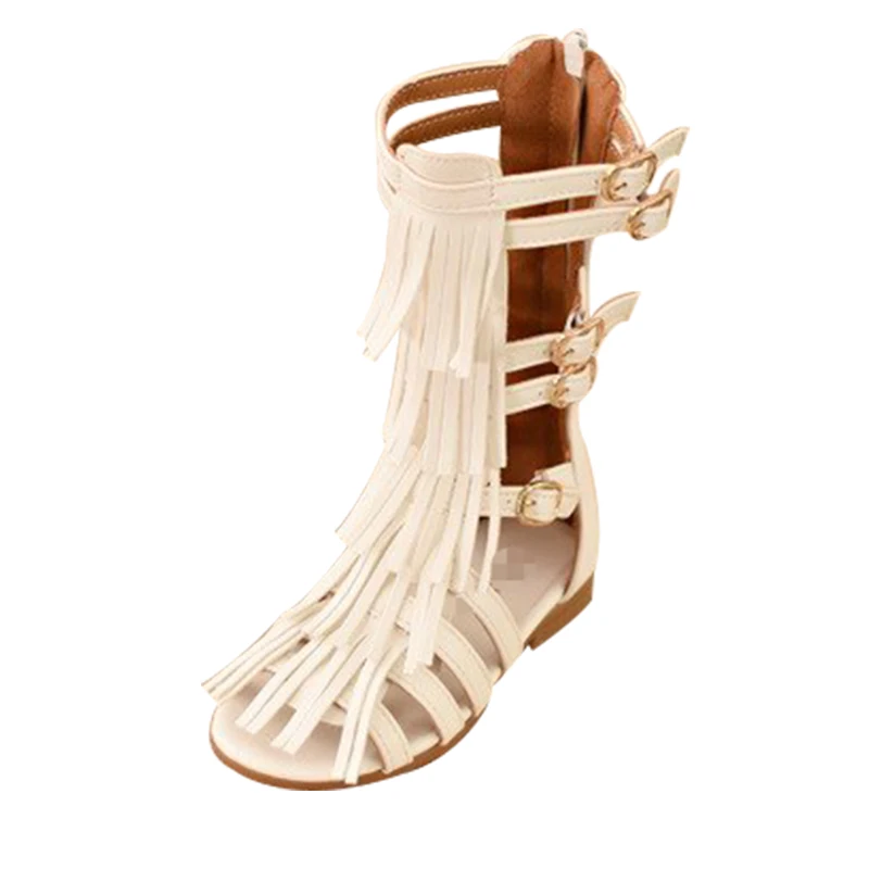 Children's summer 2019 girls princess shoes tall canister fringed boots cool girl hollow Open toe sandals Roman
Children's summer 2019 girls princess shoes tall canister fringed boots cool girl hollow Open toe sandals Roman