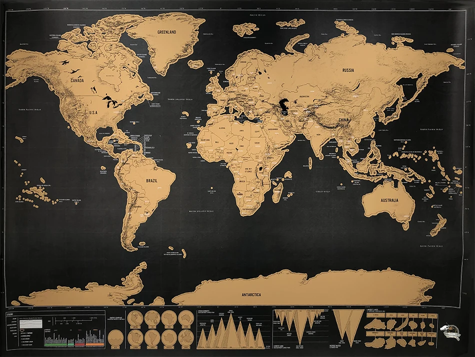 New Deluxe Travel Edition Scratch Off World Map Poster Personalized Journal Big Map wall decor living room decoration
New Deluxe Travel Edition Scratch Off World Map Poster Personalized Journal Big Map wall decor living room decoration