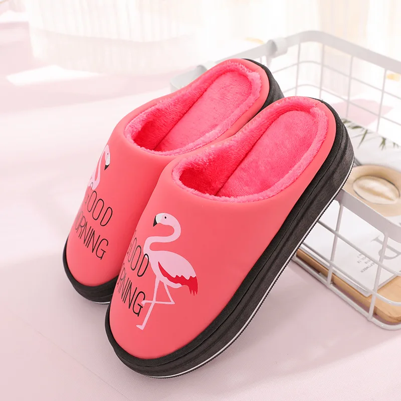 Women Winter Home Slippers Cartoon Flamingo Non-slip Warm Indoors Bedroom Floor Shoes Plush Slippers Women Faux Fur Slides TUX51
Women Winter Home Slippers Cartoon Flamingo Non-slip Warm Indoors Bedroom Floor Shoes Plush Slippers Women Faux Fur Slides TUX51