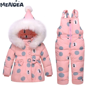 Menoea Kids Sets Baby Fashion Winter Down Jacket Set Jacket+Pants Outside Hoodies Outerwear Suits New Polka Dot Girls Clothes
Menoea Kids Sets Baby Fashion Winter Down Jacket Set Jacket+Pants Outside Hoodies Outerwear Suits New Polka Dot Girls Clothes
