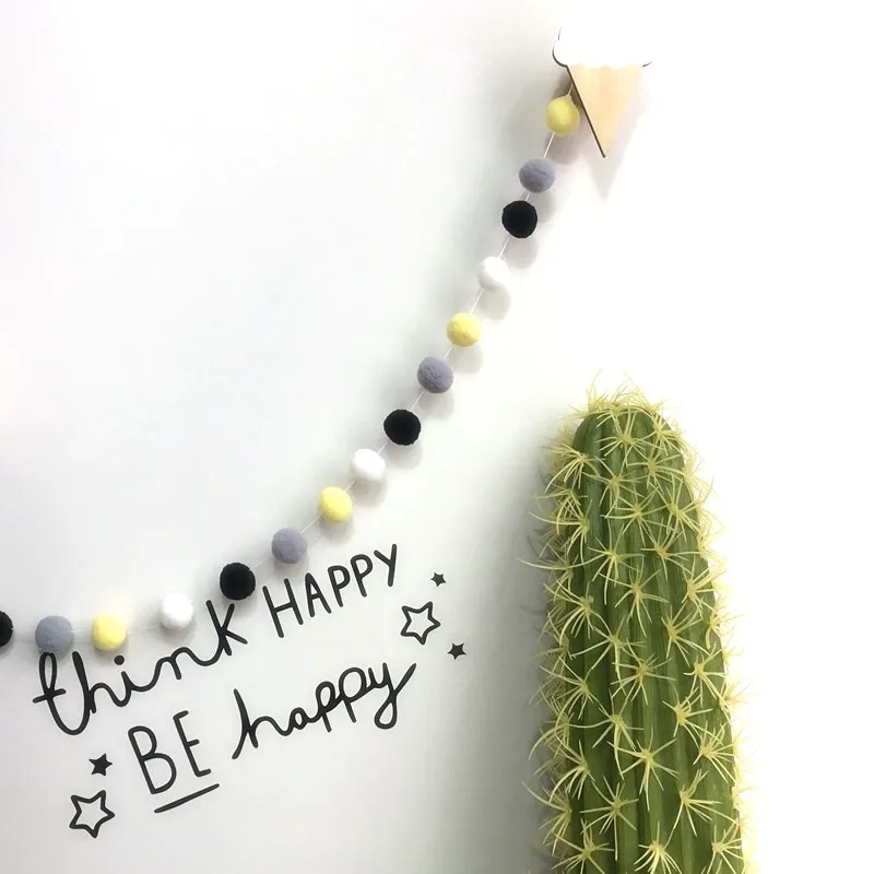 Wool Felt Balls 2cm Handmade Kids Room Wall Decor Hanging Nursery Pom Pom Garland Best Gifts For Kids Room Ornament New
Wool Felt Balls 2cm Handmade Kids Room Wall Decor Hanging Nursery Pom Pom Garland Best Gifts For Kids Room Ornament New