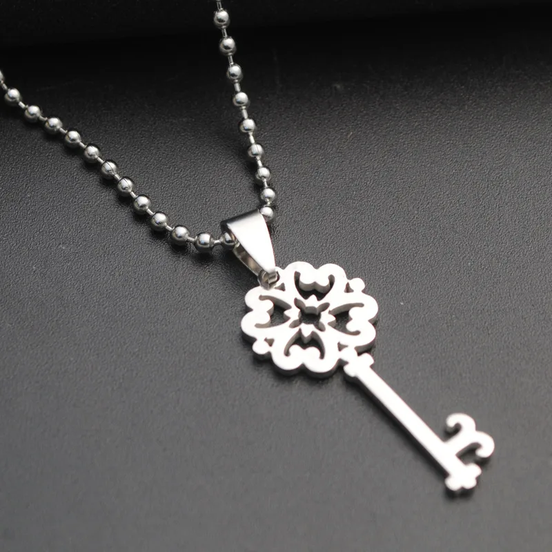 stainless steel retro flower key necklace love heart lock unique symbol key snowflake unlocking tool hollow key love necklace
stainless steel retro flower key necklace love heart lock unique symbol key snowflake unlocking tool hollow key love necklace