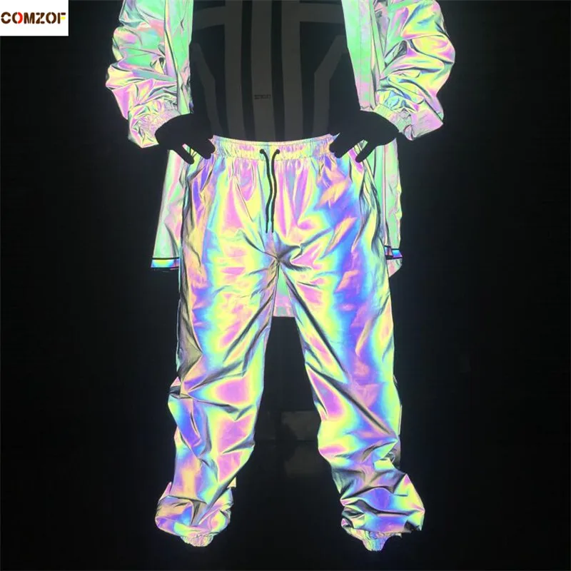 Hot Colorful reflective men hip hop pants night jogging workout streetwear mens women casual sweatpants joggers trousers 3XL
Hot Colorful reflective men hip hop pants night jogging workout streetwear mens women casual sweatpants joggers trousers 3XL