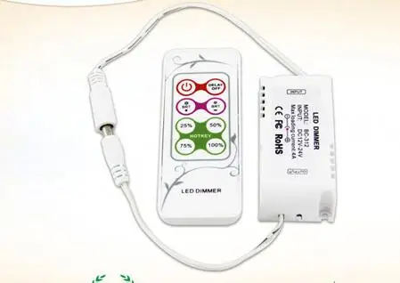 BC-312-4A 4 DIY modes LED PWM dimmer 12V 4A Led Dimmer RF Remote For SMD 5050 LED Strip Light Wholesale/Retail
BC-312-4A 4 DIY modes LED PWM dimmer 12V 4A Led Dimmer RF Remote For SMD 5050 LED Strip Light Wholesale/Retail