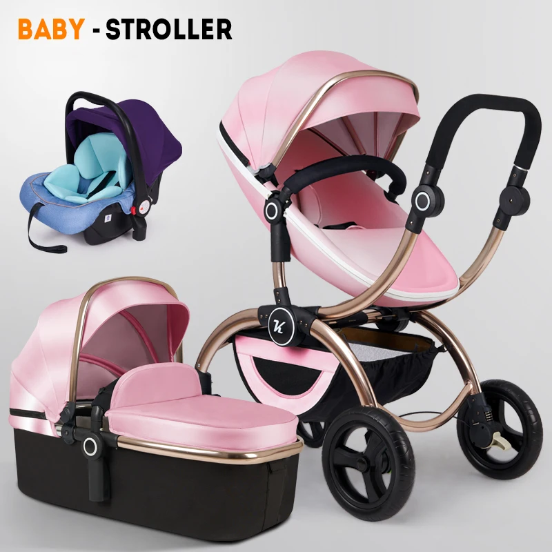 European luxury 3 in 1 stroller high landscape can sit reclining lightweight folding shock absorbers newborn winter and summer
European luxury 3 in 1 stroller high landscape can sit reclining lightweight folding shock absorbers newborn winter and summer