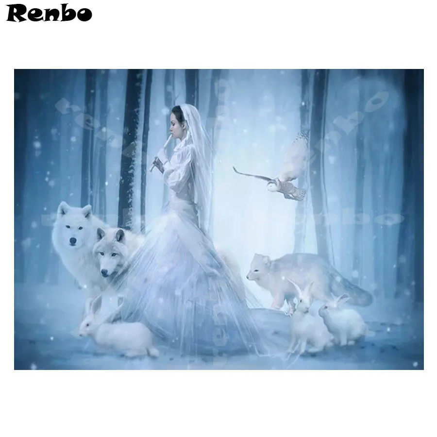 5D DIY Diamond Painting,White wolf,rabbit,beauty,Cross Stitch,3D, Diamonds Embroidery,Mosaic,Rhinestones,Needlework,Home Decor
5D DIY Diamond Painting,White wolf,rabbit,beauty,Cross Stitch,3D, Diamonds Embroidery,Mosaic,Rhinestones,Needlework,Home Decor