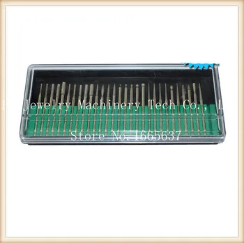 FREE SHIPPING 30 DIAMOND BURS SET 1/8 INCH SHANK MEDIUM GRIT LAPIDARY JEWELERS ROTARY BITS goldsmith
FREE SHIPPING 30 DIAMOND BURS SET 1/8 INCH SHANK MEDIUM GRIT LAPIDARY JEWELERS ROTARY BITS goldsmith