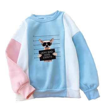 Streetwear 2018 New Casual Splicing Fleece Long Sleeve O-neck Harajuku Kawaii Dog Print Pullovers Tops Women Hoodies Sweatshirts 
Streetwear 2018 New Casual Splicing Fleece Long Sleeve O-neck Harajuku Kawaii Dog Print Pullovers Tops Women Hoodies Sweatshirts